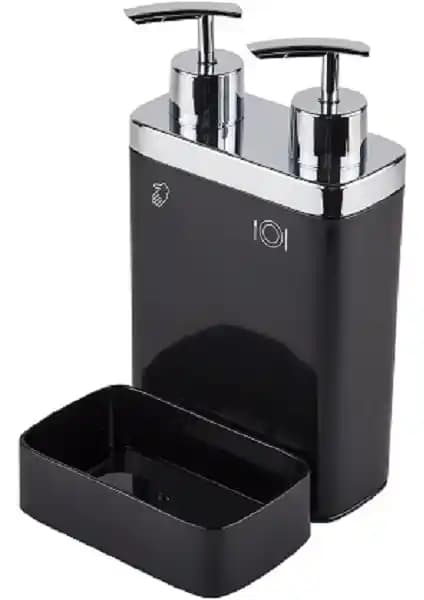 Primanova Viva Siyah Mutfak Sıvı Sabunluk: Estetik ve İşlevselliği Bir Arada Sunar