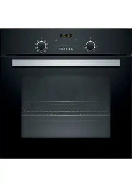 Profilo FRMA126S Siyah Ankastre Fırın 66 Litre 8 Programlı Modern Mutfak İçin