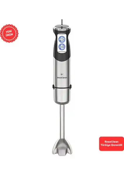 RossClean Master Pro El Blenderi: Güçlü Motor ve Şık Tasarım ile Mutfakta Pratiklik
