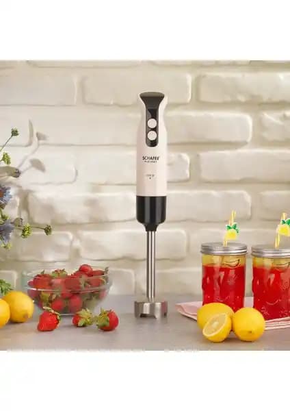 Schafer Meister Çubuk Blender-Krem: Güçlü ve Kullanışlı Mutfak Aleti