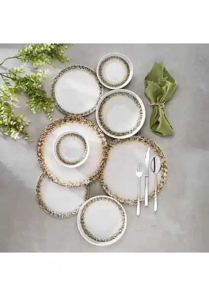 Schafer Shade Bej 16 Parça Modern Yemek Takımı Şıklık ve Dayanıklılık Sunar