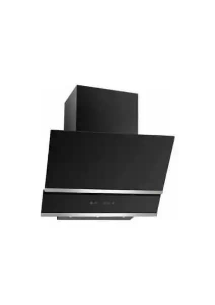 Simfer T 8658 Sm Siyah Dekoratif Cam Davlumbaz - Modern ve Güçlü Mutfak Aksesuarı