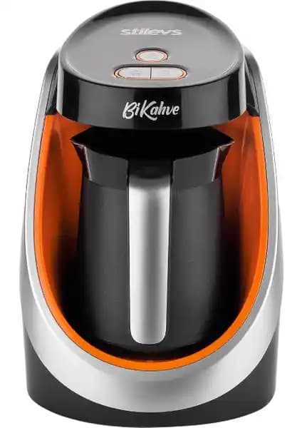 Stilevs BiKahve Turuncu Otomatik Türk Kahve Makinesi ile Mükemmel Kahve Deneyimi
