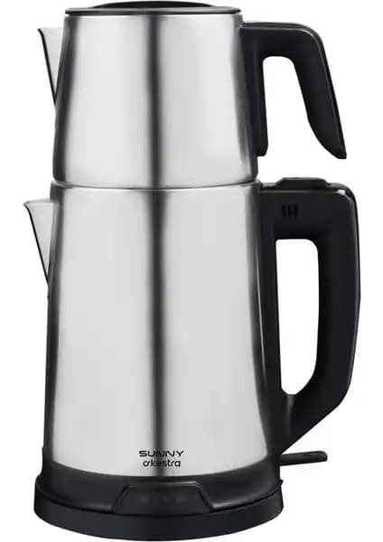 Sunny Orkestra Elektrikli Çay Makinesi Inox: Şık Tasarım ve Güçlü Performans Özellikleri