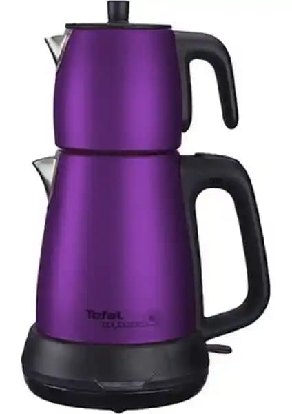 Tefal Tea Expert Çelik Demlik Çay Makinesi Mor Renk ile Modern Mutfaklara Şıklık Katıyor