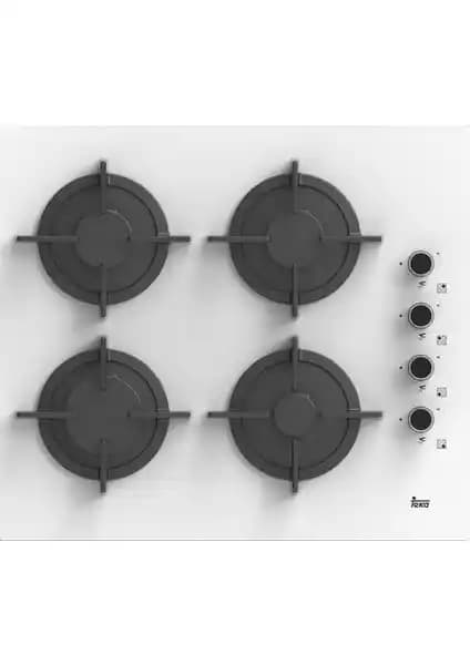 Teka PAC 60 4G AI AL CI Beyaz Ankastre Gazlı Ocak Modern ve Güvenilir Mutfak Ürünü