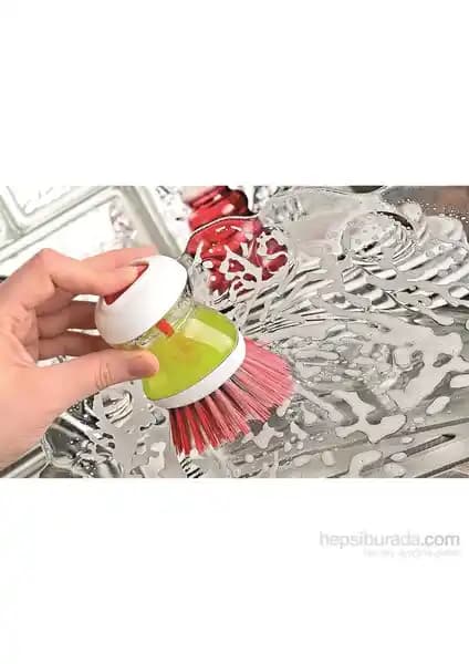 Titiz Deterjan Hazneli Bulaşık Fırçası: Pratik ve Estetik Mutfak Temizlik Çözümü