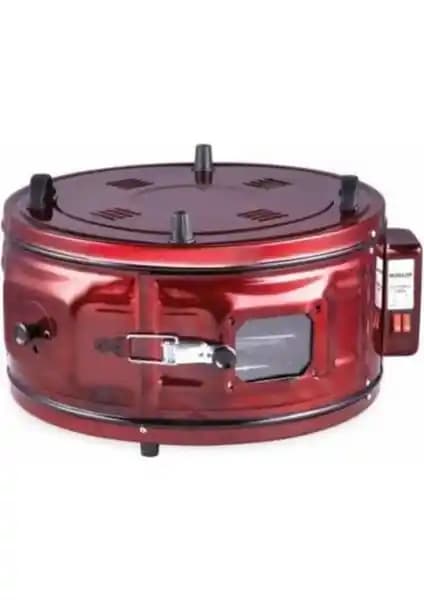 Uğur Davul Fırın Tek Tepsili Bordo: Geniş İç Hacim ve Estetik Tasarım ile Pratik Pişirme Çözümü