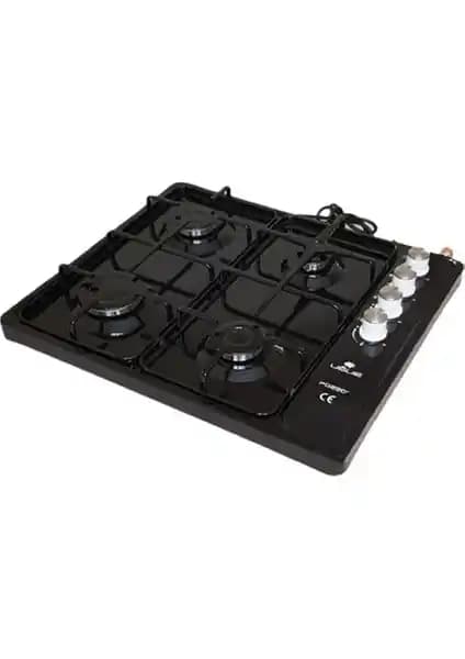 Uğur Katmer Sanayi 4 Gözlü Siyah Otomatik Çakmaklı Doğalgazlı Set Üstü Ocak Özellikleri