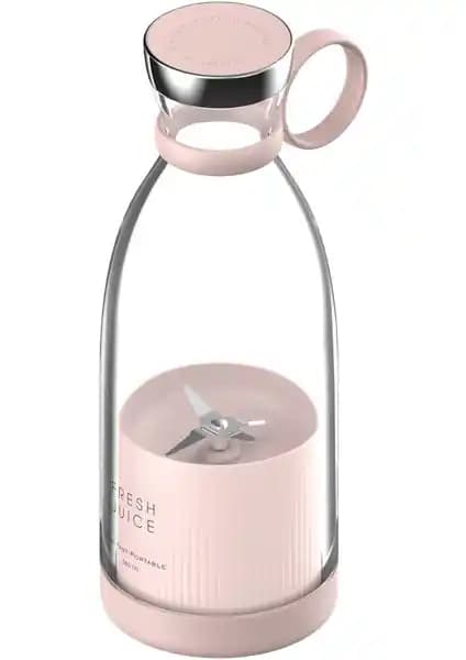 Yongtai YJ Meet Elektrikli Smoothie Blender Pembe: Taşınabilir ve Çok Fonksiyonlu Mini Meyve Sıkacağı