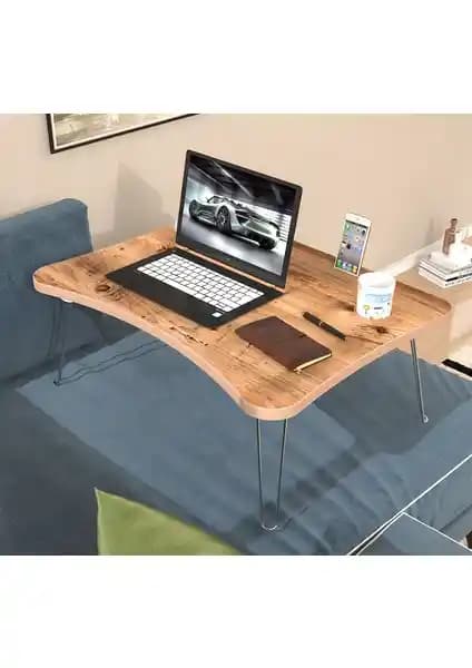 2K Mobilya Maya Katlanır Laptop Sehpası: Çok Amaçlı ve Şık Modern Masa Çözümü