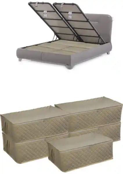 Adarya 5'li Baza Altı Hurç Seti - Kullanışlı ve Dayanıklı Depolama Çözümü