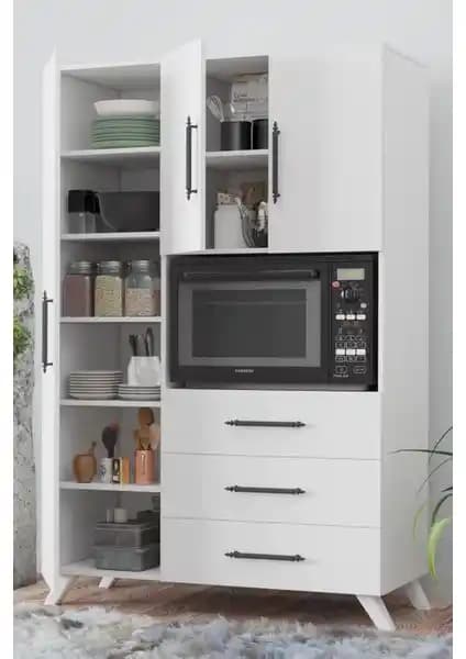 Aeka AE-2074 Çok Amaçlı Mutfak ve Banyo Dolabı Modern Tasarım ve Fonksiyonellik