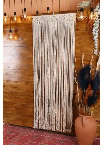 Alena Home BH Bohem Handmade Kapı Perdesi: Şık ve Doğal Dekoratif Çözüm