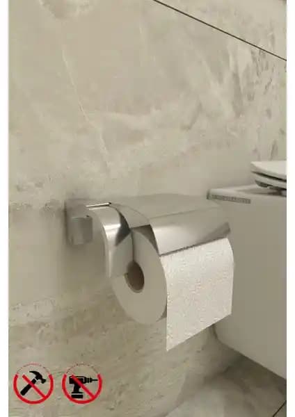 Alper Banyo Krom F1 Model Kapaklı Tuvalet Kağıtlığı Modern ve Dayanıklı Tasarım Özellikleri