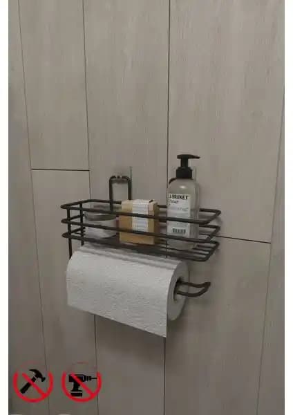 Alper Banyo Yapışkanlı Raflı Kağıt Rulo Havluluk Pratik ve Çok Amaçlı Kullanım İçin