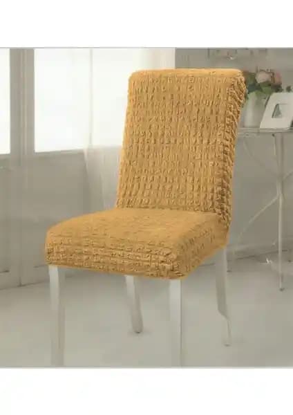 Altın Kelebek Likralı Bürümcük Sandalye Kılıfı Estetik ve Kullanışlı Tasarım