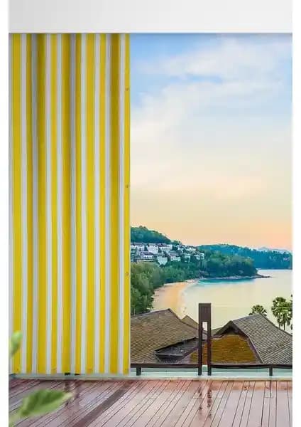 Altın Pamuk Balkon Perdesi: Estetik ve Dayanıklı Çözümle Balkon Dekorasyonunu Geliştirin