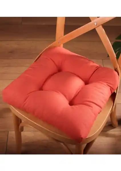 Altınpamuk Gold Kiremit Renk Sandalye Minderi Şıklık ve Dayanıklılığı Bir Arada Sunar