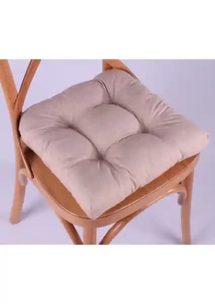 Altınpamuk Lina Bej Pofidik Sandalye Minderi: Şıklık ve Konfor Sunan Modern Tasarım