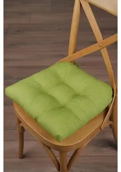 Altınpamuk Lina Yeşil Pofidik Sandalye Minderi: Estetik ve Konfor Sunan Modern Oturma Aksesuarı