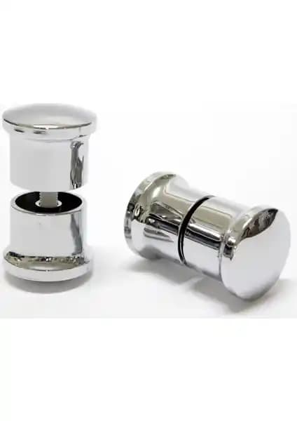 Alucorex İki Kapılık Duşakabin Kulpu: Modern Tasarım ve Dayanıklı Krom Kaplama Özelliği