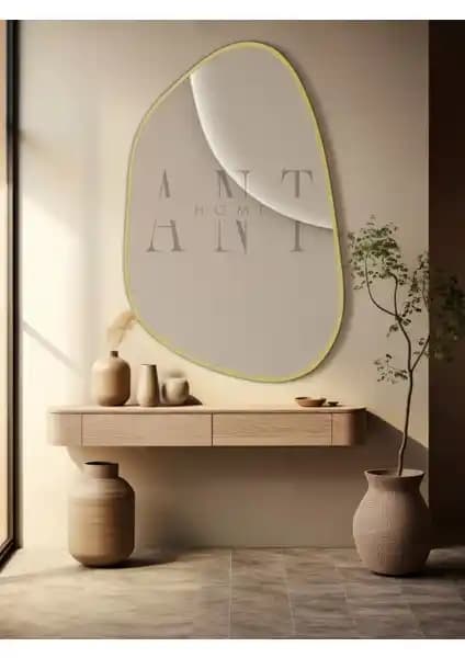Ant Home Asimetrik Ayna Modern ve Şık Tasarımıyla Mekânlara Hareket Katar