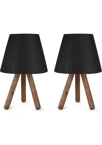 Art&Gift North Home Ahşap Ayaklı Abajur: Modern ve Şık Tasarım ile Sıcak Atmosfer Yaratır