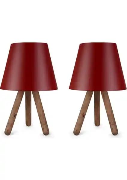 Art&Gift North Home Ahşap Ayaklı Abajur: Şık ve Fonksiyonel Aydınlatma Çözümü