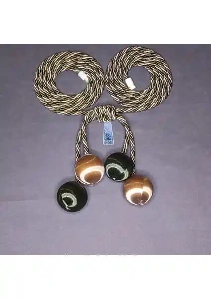 ArtAmor 4'lü Toplu İpek İp Sarım Fon Tül Kruvaze Perde Tavan Bağlama Aksesuarı