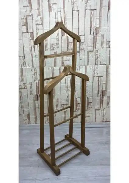 Asew Çiftli Dilsiz Uşak Ayaklı Kıyafet Askılığı ile Ev Dekorasyonunuza Şıklık Katın