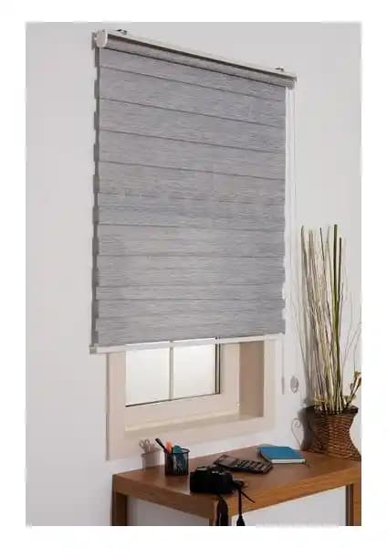 Asy Home Gri Bambu Zebra Perde: Modern ve Dayanıklı İç Mekan Dekorasyonu Çözümü
