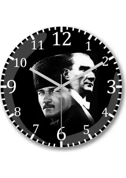 Atatürk Temalı Duvar Saati: Estetik ve Fonksiyonellik Sunan Klasik Tasarım