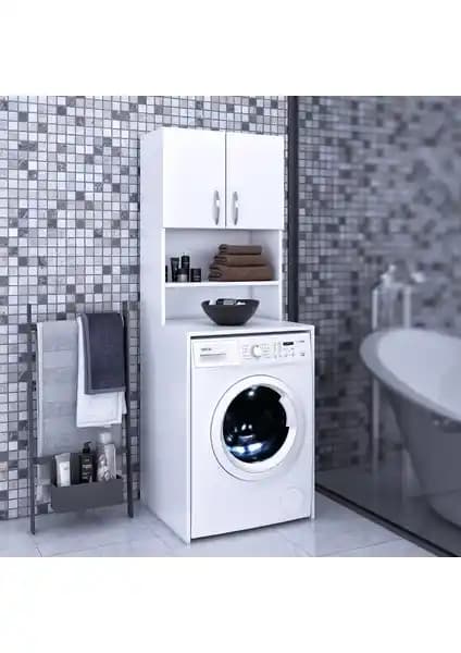 Aysima Banyo Dolabı Çamaşır Makinesi İçin Fonksiyonel ve Estetik Depolama Çözümü