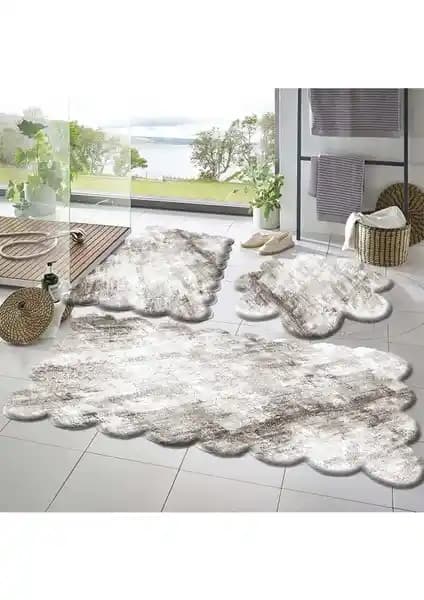 Balat Halı 3'lü Banyo Paspası Seti Konfor ve Estetiği Bir Arada Sunar