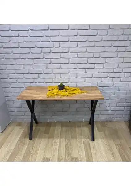 Bambeds Mobilya 60x120 cm Modern Dayanıklı Masa A.çam Desenli ve Çok Yönlü Kullanım