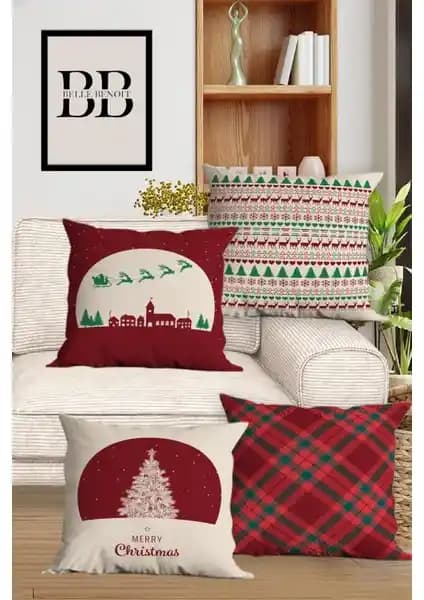 Belle Benoit Çift Taraflı Dijital Baskılı Yastık Kılıfı Seti Ev Dekorasyonunda Şıklık ve Dayanıklılık