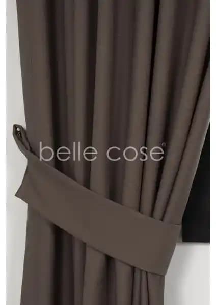 Belle Cose Keten Görünümlü Bohem Tarz Fon Perde: Estetik ve İşlevsellik Bir Arada