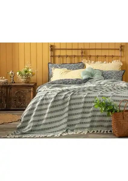 Belle Dokuma Tek Kişilik Yatak Örtüsü: Şıklık ve Dayanıklılık Sunan Doğal Pamuk Ürün