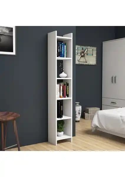 Bimossa Hüma Geniş Raflı Kitaplık: Dayanıklı ve Şık Mobilya Çözümü