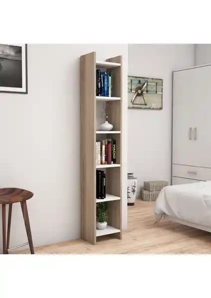 Bimossa W1020 Hüma Kitaplık: Estetik ve Fonksiyonellik Sunan Modern Mobilya Çözümü