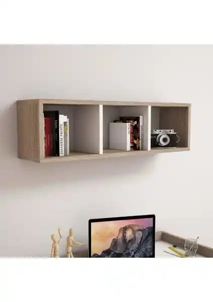 Bimossa X1020 Reyhan Modern Duvar Rafı: Şık ve Dayanıklı Dekoratif Tasarım