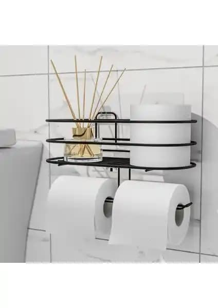 Bino Tuvalet Kağıtlığı Modern ve Dayanıklı Paslanmaz Çelik Banyo Aksesuarı