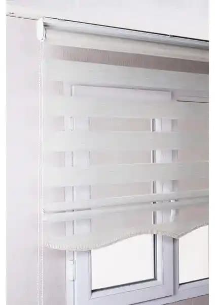 Bizden Perde Brillant Etekli Kırık Beyaz Bambu Güneşlik Stor Perde Özellikleri ve Kullanım Avantajları