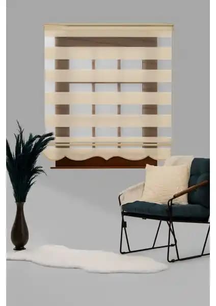 Blind-X Geniş Plise Stor Zebra Perde: Modern ve Dayanıklı Dekorasyon Unsuru