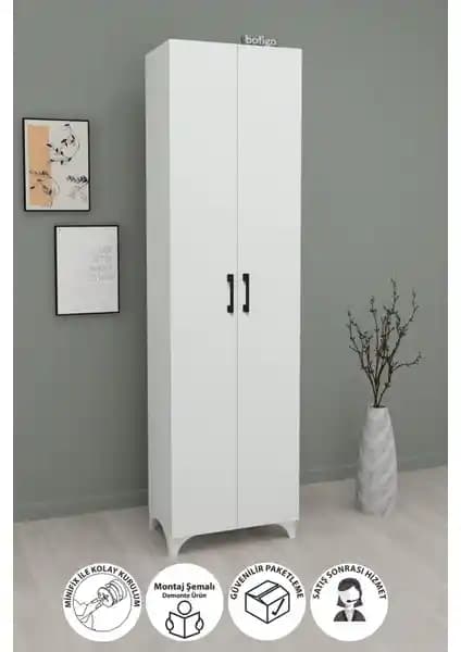 Bofigo 8 Raflı 2 Kapaklı Ayakkabılık Modern Tasarım ve Dayanıklı Malzeme ile