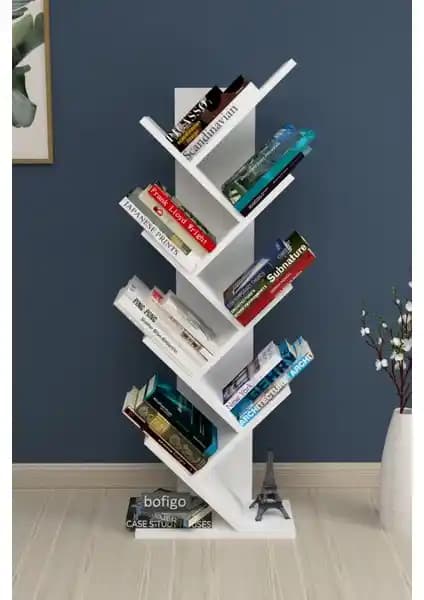 Bofigo Ağaç Kitaplık: Modern Tasarım ve Dayanıklılık Sunan Şık Depolama Çözümü