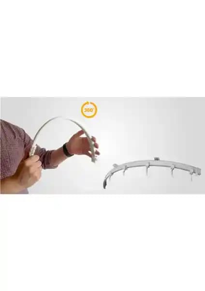 Boran Perde Esnek Korniş: Çok Yönlü ve Kolay Montajlı Perde Rayı Çözümü