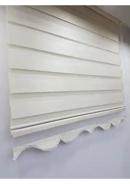 Brillant Bambu Stor Zebra Perde Krem MZ492: Şık ve Fonksiyonel Modern Perde Çözümü