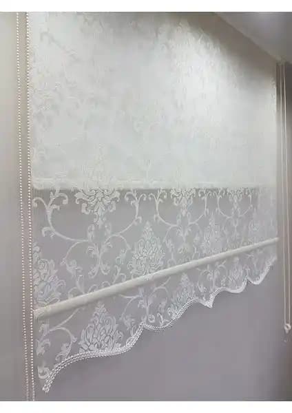 Brillant Çift Mekanizmalı Tül Stor Perde: Modern ve Şık Tasarım, Kolay Kullanım ve Uzun Ömürlü Performans